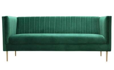 zielona sofa 3 osobowa